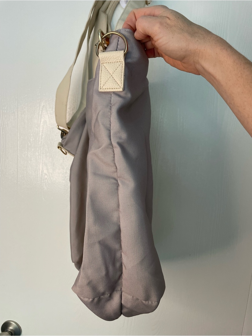 Kindred Bravely Gray Hospital & Diaper Tote Bag - Picture 7 of 11